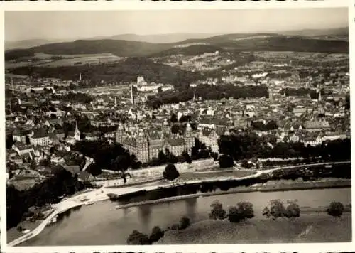 Ak Aschaffenburg in Unterfranken, Fliegeraufnahme