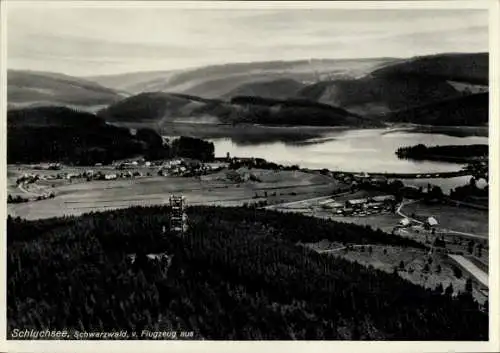 Ak Schluchsee im Schwarzwald, Fliegeraufnahme