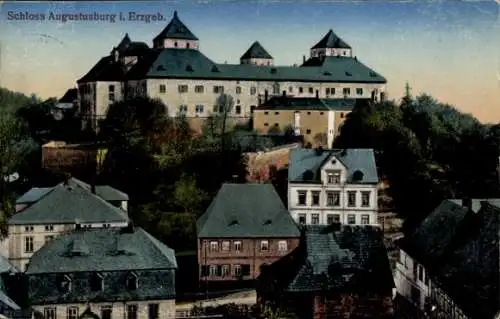 Ak Augustusburg im Erzgebirge, Schloss Augustusburg