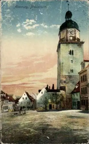 Ak Altenburg in Thüringen, Nicolaiturm