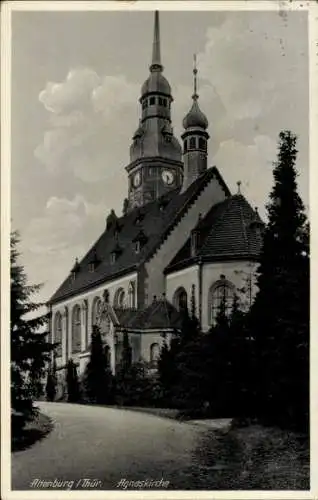 Ak Altenburg in Thüringen, Agneskirche