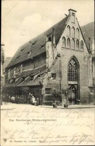 Ak Nürnberg in Mittelfranken, Bratwurstglöcklein