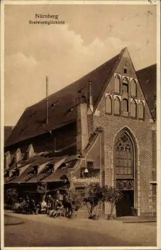 Ak Nürnberg in Mittelfranken, Bratwurstglöcklein