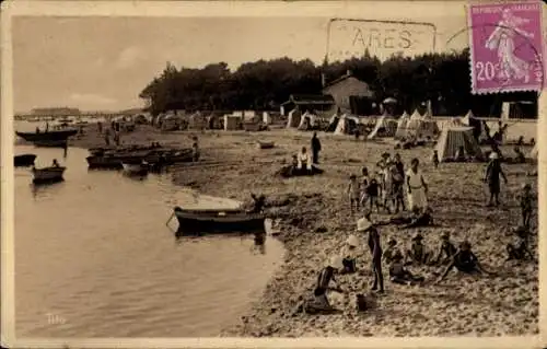 Ak Andernos les Bains Gironde, Plage