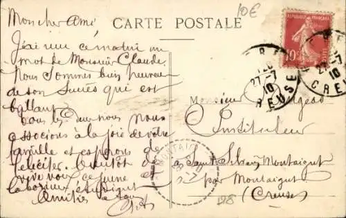 Ak Gueret Creuse, Interieur de la Caserne du 78e d'Infanterie