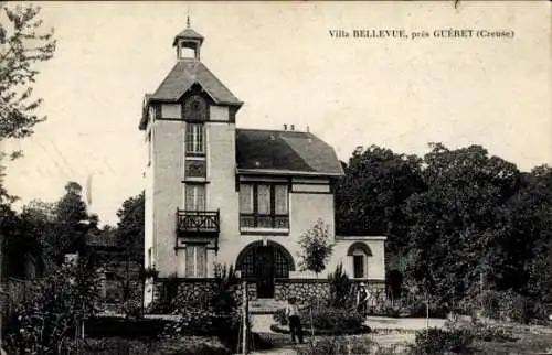 Ak Gueret Creuse, Villa Bellevue