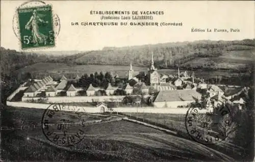 Ak Corrèze, Chartreuse du Glandier, Ferieneinrichtungen