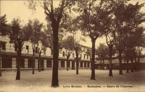 Ak Montauban Tarn et Garonne, Lycee Michelet, Cours de l'Internat