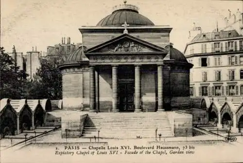 Ak Paris VIII., Chapelle Louis XVI., Boulevard Haussmann