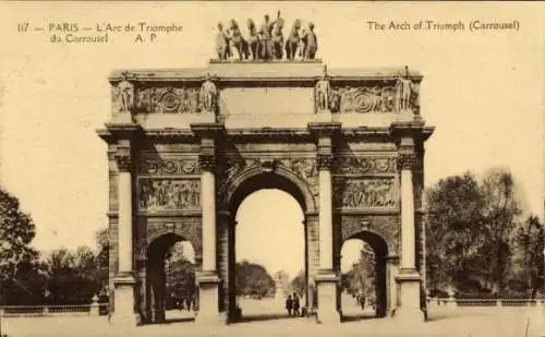 Ak Paris VIII., Arc de Triomphe du Carrousel