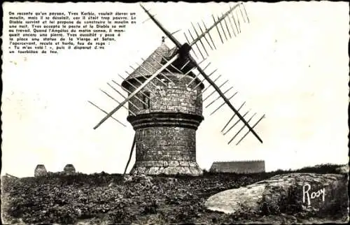 Ak Guérande Loire Atlantique, Moulin de Cremeur