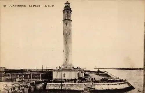 Ak Dunkerque Dünkirchen Nord, Leuchtturm