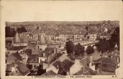 Ak Châtellerault Vienne, Panorama