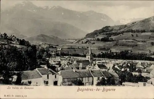 Ak Bagnères de Bigorre Hautes Pyrénées, Campan-Tal