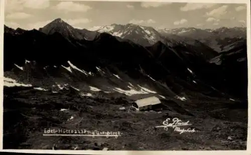 Ak Mayrhofen im Zillertal Tirol, Karl von Edel Hütte