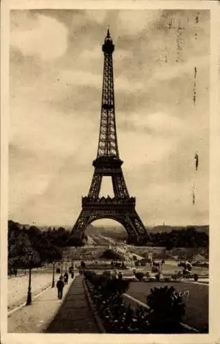 Ak Paris VII, Eiffelturm