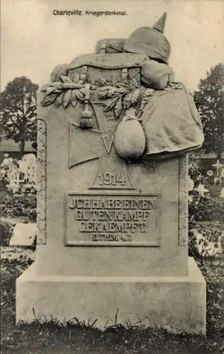 Ak Charleville Marne, Kriegerdenkmal