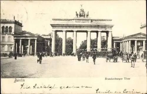 Ak Berlin Mitte, Brandenburger Tor