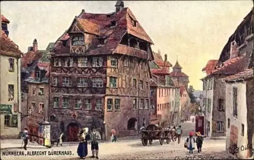 Künstler Ak Flower, Charles, Nürnberg in Mittelfranken Bayern, Albrecht Dürer Haus