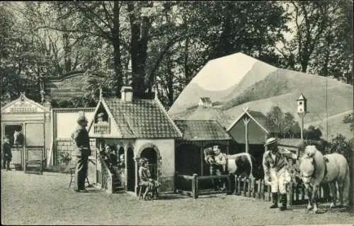 Ak Schaefer's Märchenstadt Lilliput, Pony