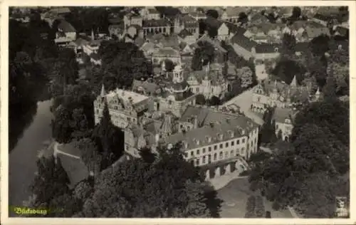 Ak Bückeburg im Kreis Schaumburg, Fliegeraufnahme