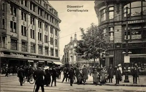 Ak Düsseldorf am Rhein, Corneliusplatz