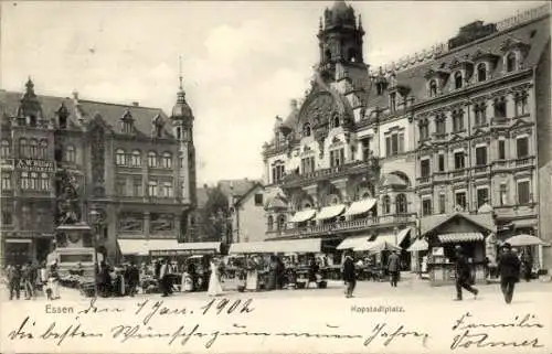 Ak Essen im Ruhrgebiet, Kopstadtplatz