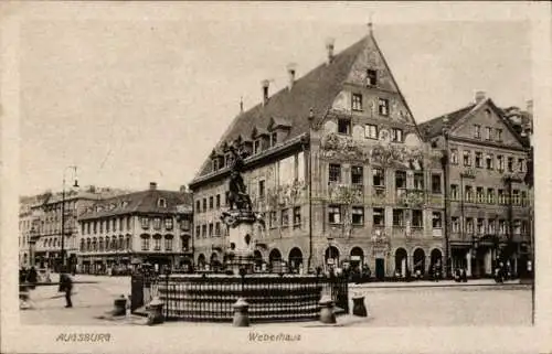 Ak Augsburg in Schwaben, Weberhaus