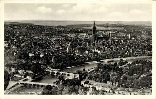 Ak Ulm an der Donau, Panorama