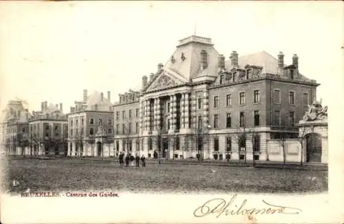 Ak Brüssel Brüssel, Guides Barracks