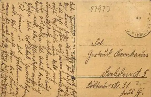 Ak Greiz im Vogtland, Gesamtansicht und Oberes Schloss
