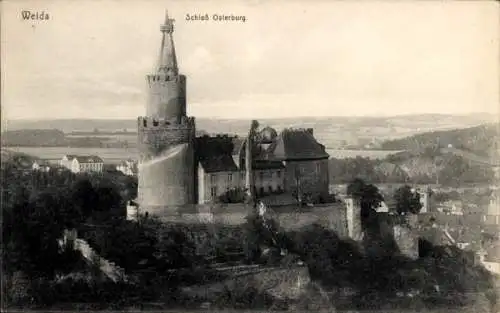 Ak Weida in Thüringen, Schloss Osterburg