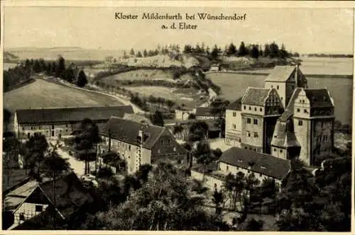 Ak Mildenfurth Wünschendorf an der Elster, Kloster Mildenfurth