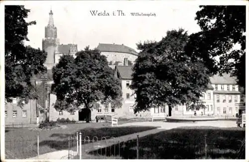 Ak Weida in Thüringen, Wilhelmsplatz