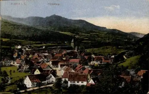 Ak Elzach im Schwarzwald, Panorama, Hörnleberg