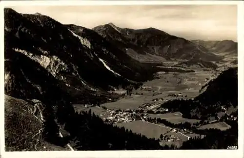 Ak Bayrischzell im Mangfallgebirge Oberbayern, Blick von der Tanneralm, Seeberg, Aiplspitze