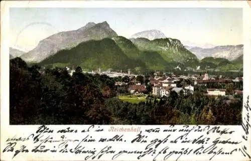 Ak Bad Reichenhall in Oberbayern, Gesamtansicht
