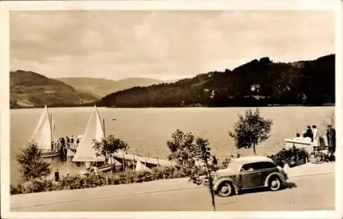 Ak Titisee Neustadt im Breisgau Hochschwarzwald, Anlegestelle