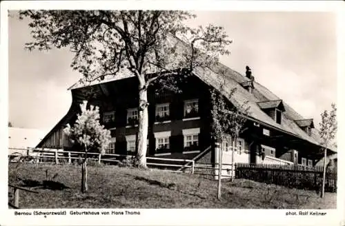 Ak Bernau im Schwarzwald, Geburtshaus von Hans Thoma