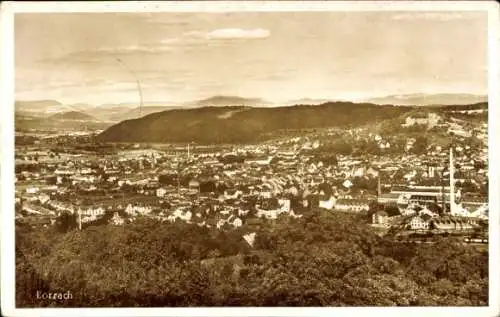 Ak Lörrach in Baden, Gesamtansicht