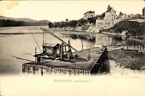 Ak Rheinfelden in Baden, Salmenwaage