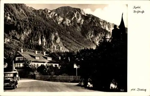 Ak Kochel am See Oberbayern, Teilansicht