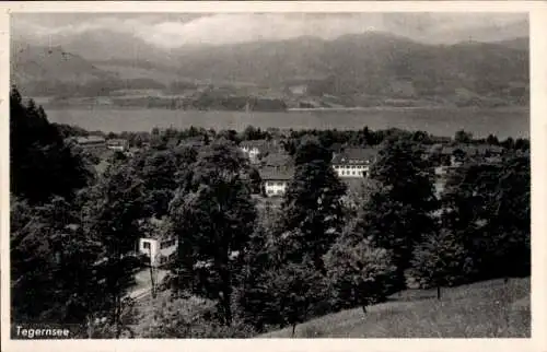 Ak Tegernsee in Oberbayern, Teilansicht