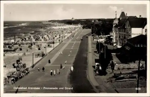 Ak Ostseebad Arendsee Kühlungsborn, Promenade, Strand