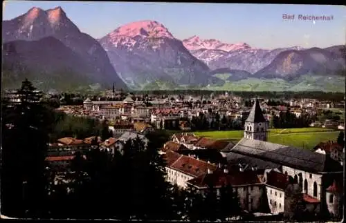 Ak Bad Reichenhall in Oberbayern, Gesamtansicht