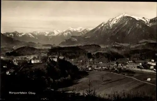 Ak Marquartstein im Chiemgau Oberbayern, Gesamtansicht