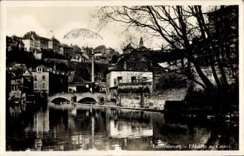 Ak Luxembourg Luxemburg, Alzette au Grund