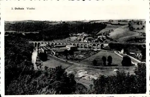 Ak Dolhain Wallonien Lüttich, Blick zum Viadukt