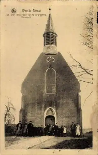 Ak Weelde Ravels Flandern Antwerpen, Kapelle