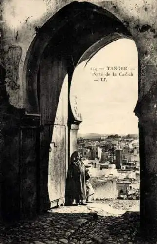 Ak Tanger Marokko, Porte de la Casbah